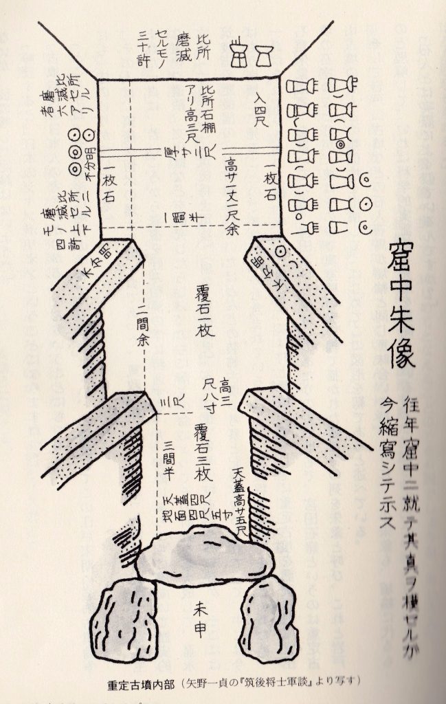 重定古墳内部図